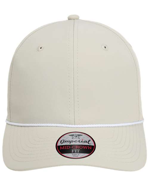 Imperial 7054-The Wingman Cap in Putty/ White