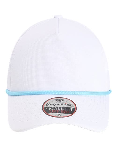 Imperial L5059-The Corral Cap in White/ Light Blue
