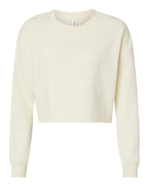 Independent Trading Co. AFX24CRP Women's Lightweight Crop Crewneck Sweatshirt in 