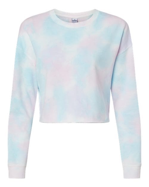 Independent Trading Co. AFX24CRP Women's Lightweight Crop Crewneck Sweatshirt in 