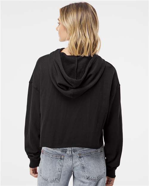 Independent Trading Co. AFX64CRP-Women’s Lightweight Crop Hooded Sweatshirt in 