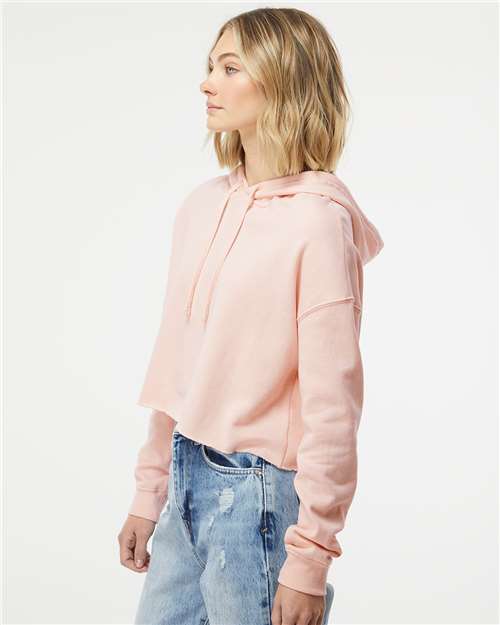 Independent Trading Co. AFX64CRP-Women’s Lightweight Crop Hooded Sweatshirt in 