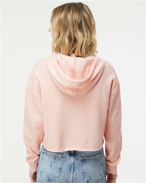 Independent Trading Co. AFX64CRP-Women’s Lightweight Crop Hooded Sweatshirt in 
