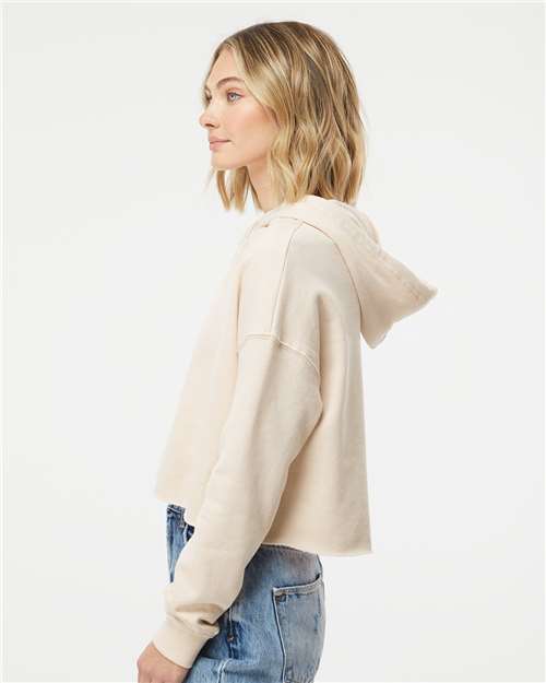 Independent Trading Co. AFX64CRP-Women’s Lightweight Crop Hooded Sweatshirt in 