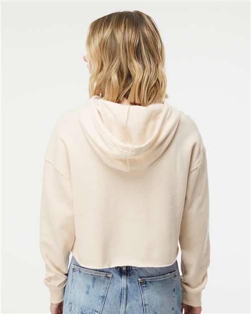 Independent Trading Co. AFX64CRP-Women’s Lightweight Crop Hooded Sweatshirt in 