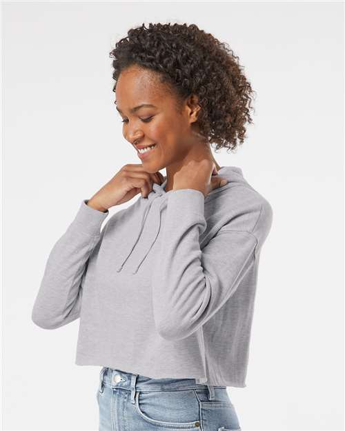 Independent Trading Co. AFX64CRP-Women’s Lightweight Crop Hooded Sweatshirt in 