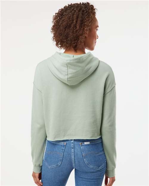 Independent Trading Co. AFX64CRP-Women’s Lightweight Crop Hooded Sweatshirt in 
