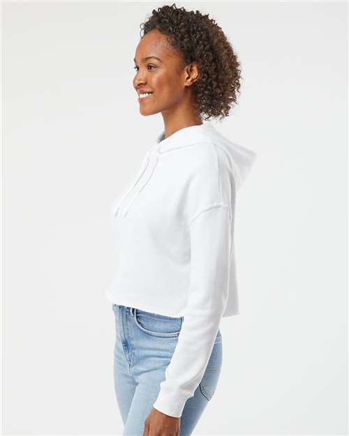 Independent Trading Co. AFX64CRP-Women’s Lightweight Crop Hooded Sweatshirt in 