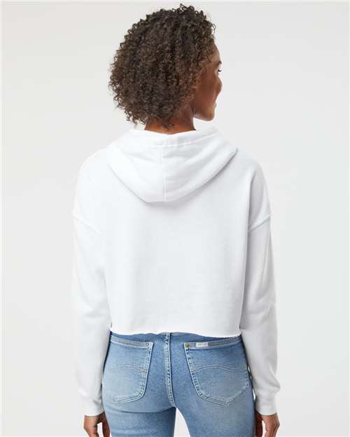 Independent Trading Co. AFX64CRP-Women’s Lightweight Crop Hooded Sweatshirt in 
