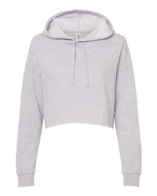Independent Trading Co. AFX64CRP-Women’s Lightweight Crop Hooded Sweatshirt in 