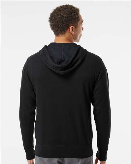 Independent Trading Co. AFX90UNZ Unisex Lightweight Full-Zip Hooded Sweatshirt in 