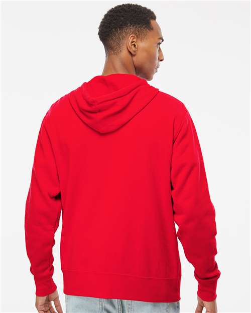 Independent Trading Co. AFX90UNZ Unisex Lightweight Full-Zip Hooded Sweatshirt in 