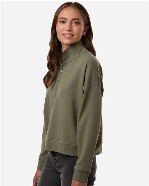 Independent Trading Co. EXP15WPQ Women's Perform Quarter-Zip Pullover in 
