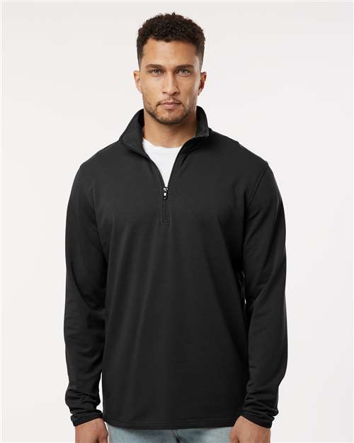 Independent Trading Co. EXP20PQ Men's Perform Quarter-Zip Pullover in Black
