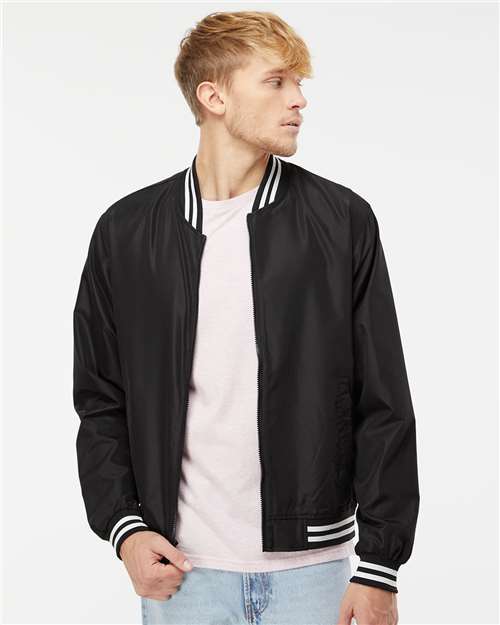 Independent Trading Co. EXP52BMR Unisex Lightweight Bomber Jacket in 