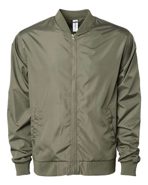 Independent Trading Co. EXP52BMR Unisex Lightweight Bomber Jacket in 