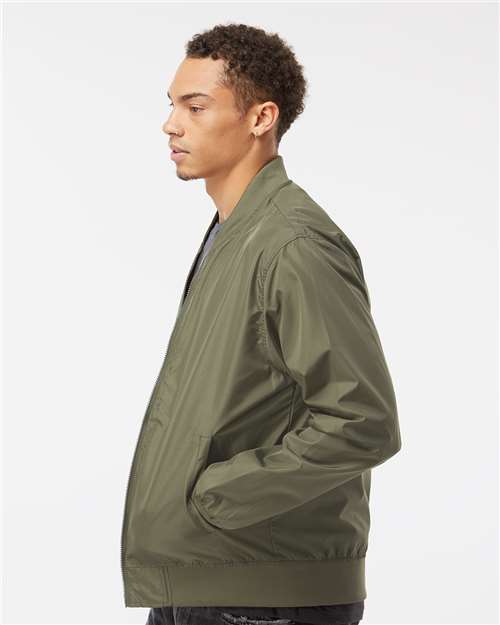 Independent Trading Co. EXP52BMR Unisex Lightweight Bomber Jacket in 