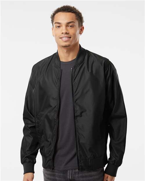 Independent Trading Co. EXP52BMR Unisex Lightweight Bomber Jacket in 