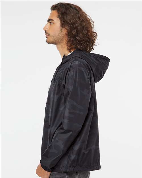 Independent Trading Co. EXP54LWP Unisex Lightweight Quarter-Zip Windbreaker Pullover Jacket in 
