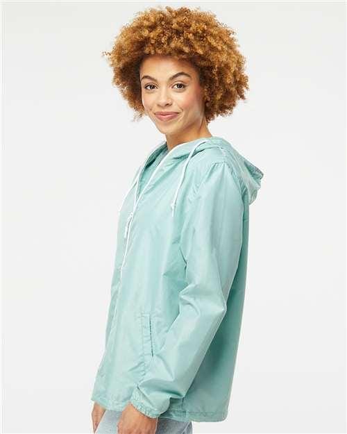 Independent Trading Co. EXP54LWZ Lightweight Windbreaker Full-Zip Jacket in 