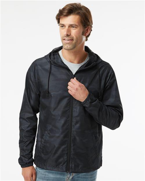 Independent Trading Co. EXP54LWZ Lightweight Windbreaker Full-Zip Jacket in 
