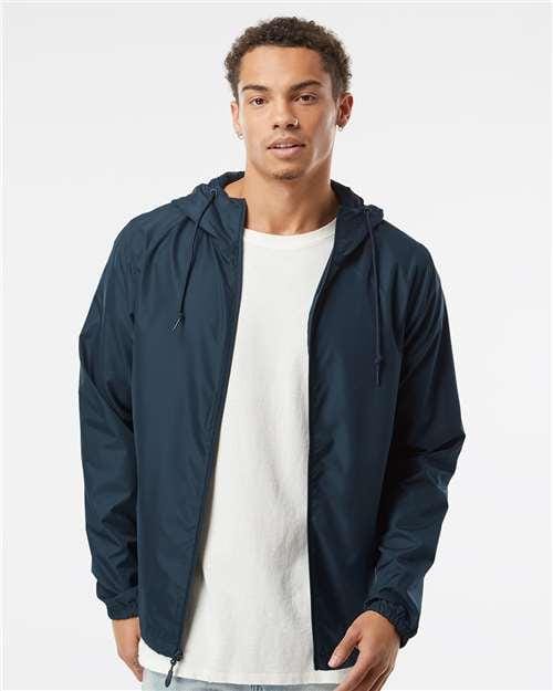 Independent Trading Co. EXP54LWZ Lightweight Windbreaker Full-Zip Jacket in 