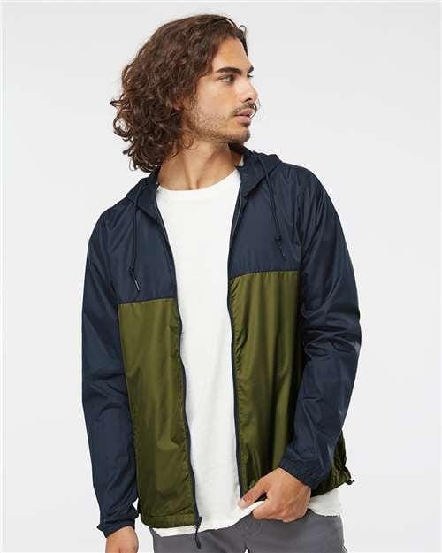 Independent Trading Co. EXP54LWZ Lightweight Windbreaker Full-Zip Jacket in 