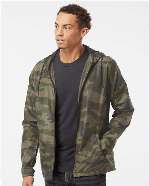 Independent Trading Co. EXP54LWZ Lightweight Windbreaker Full-Zip Jacket in 