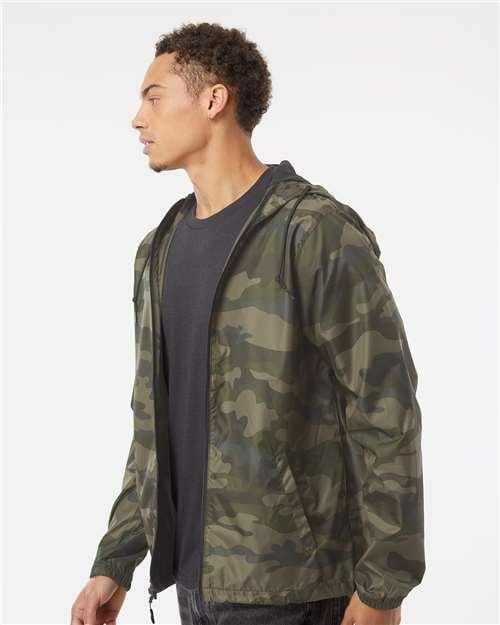 Independent Trading Co. EXP54LWZ Lightweight Windbreaker Full-Zip Jacket in 