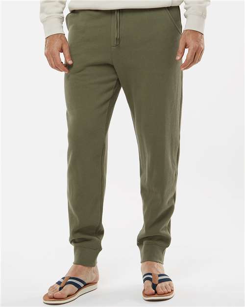 Independent Trading Co. IND20PNT Men's Midweight Fleece Sweatpants in Army