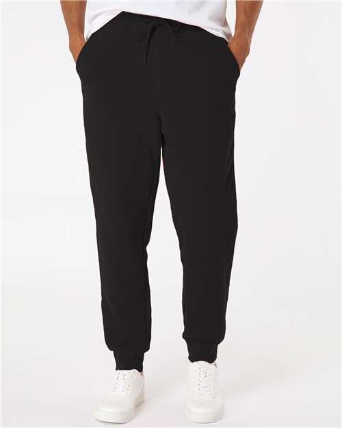 Independent Trading Co. IND20PNT Men's Midweight Fleece Sweatpants in Black