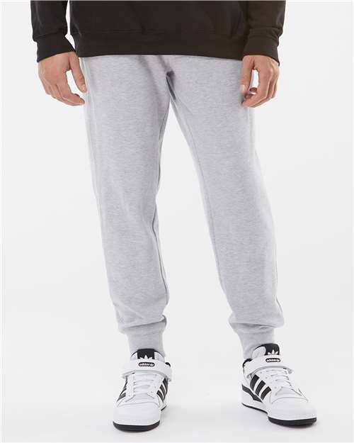 Independent Trading Co. IND20PNT Men's Midweight Fleece Sweatpants in Grey Heather
