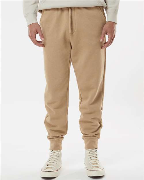Independent Trading Co. IND20PNT Men's Midweight Fleece Sweatpants in Sandstone