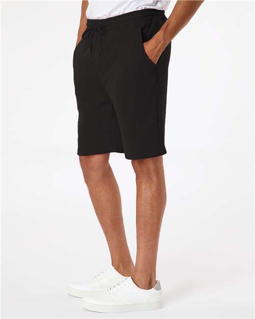 Independent Trading Co. IND20SRT Men's Midweight Fleece Shorts in Black