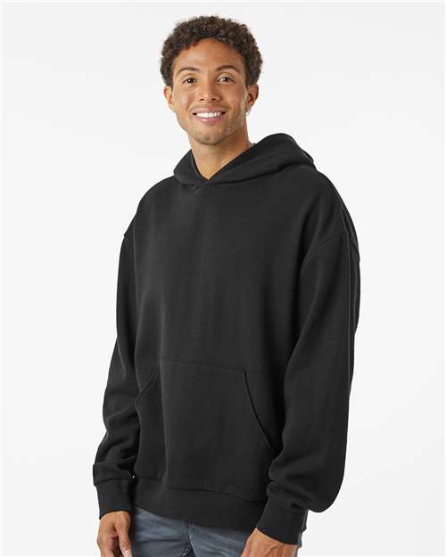 Independent Trading Co. IND280SL Unisex Avenue Hooded Sweatshirt in Black