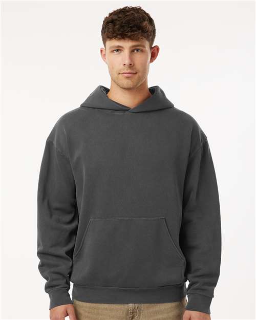 Independent Trading Co. IND280SL Unisex Avenue Hooded Sweatshirt in Pigment Black