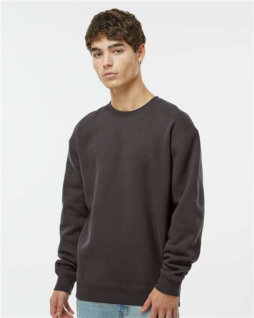 Independent Trading Co. IND3000 Unisex Heavyweight Crewneck Sweatshirt in Asphalt