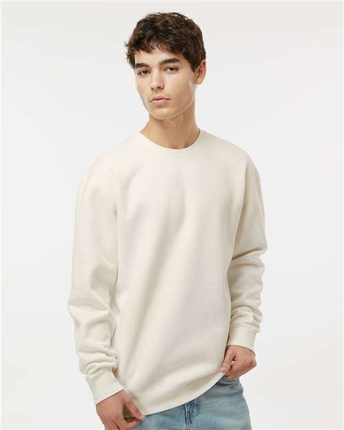 Independent Trading Co. IND3000 Unisex Heavyweight Crewneck Sweatshirt in Bone