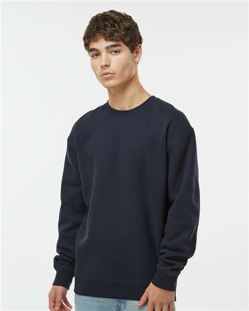 Independent Trading Co. IND3000 Unisex Heavyweight Crewneck Sweatshirt in Navy