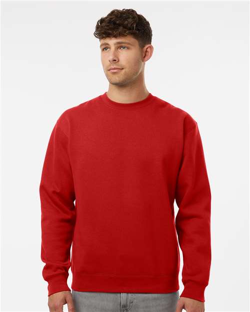 Independent Trading Co. IND3000 Unisex Heavyweight Crewneck Sweatshirt in Red