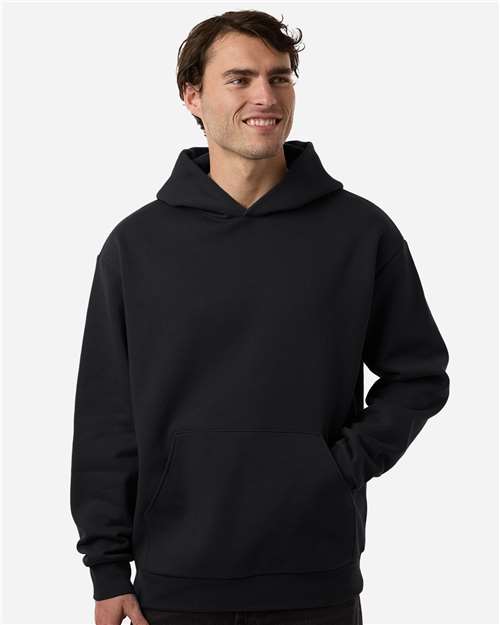 Independent Trading Co. IND330BLV Unisex Boulevard Heavyweight Hooded Sweatshirt in Black