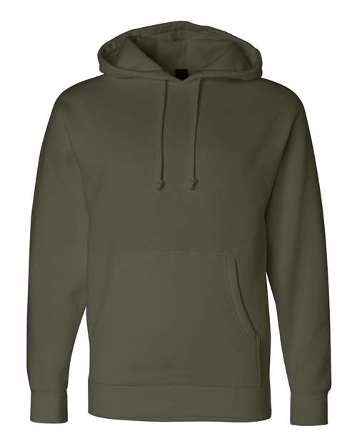 Independent Trading Co. IND4000 Unisex Heavyweight Hooded Sweatshirt in Army