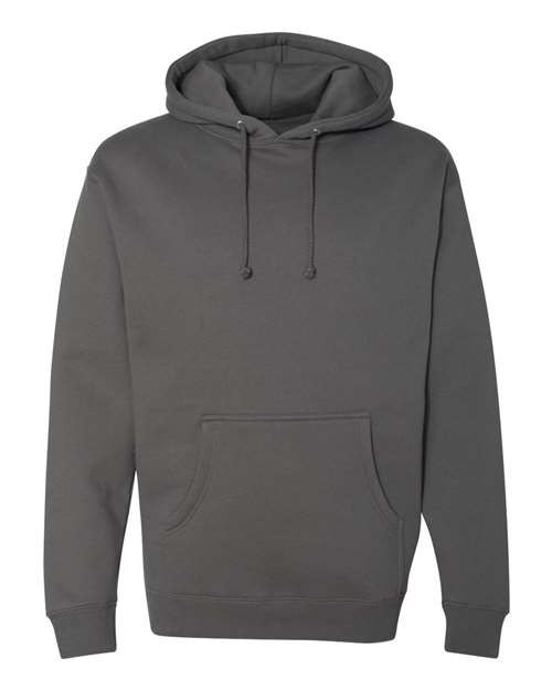 Independent Trading Co. IND4000 Unisex Heavyweight Hooded Sweatshirt in Charcoal