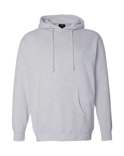 Independent Trading Co. IND4000 Unisex Heavyweight Hooded Sweatshirt in Grey Heather