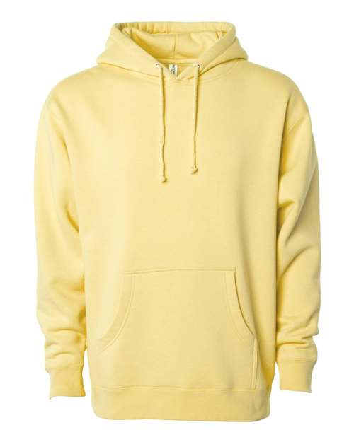 Independent Trading Co. IND4000 Unisex Heavyweight Hooded Sweatshirt in Light Yellow