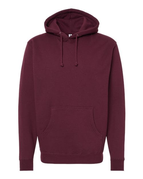 Independent Trading Co. IND4000 Unisex Heavyweight Hooded Sweatshirt in Maroon