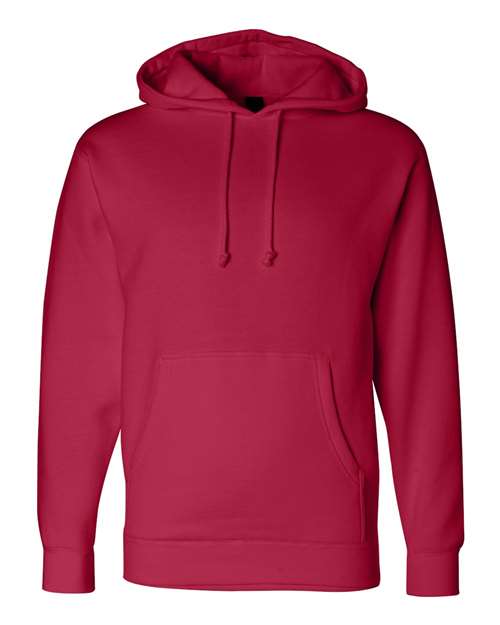 Independent Trading Co. IND4000 Unisex Heavyweight Hooded Sweatshirt in Red