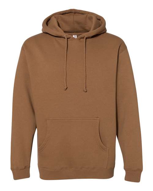 Independent Trading Co. IND4000 Unisex Heavyweight Hooded Sweatshirt in Saddle
