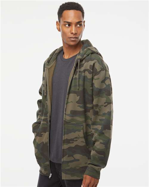 Independent Trading Co. IND4000Z Unisex Heavyweight Full-Zip Hooded Sweatshirt in 