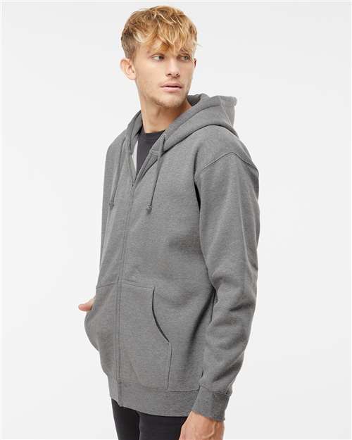 Independent Trading Co. IND4000Z Unisex Heavyweight Full-Zip Hooded Sweatshirt in 